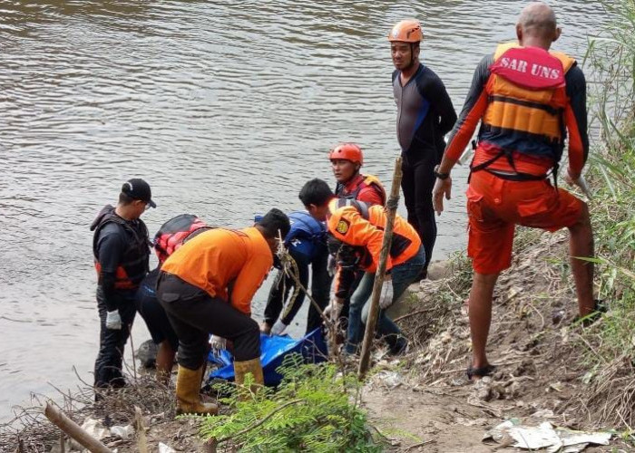 Jasad Pria Hilang di Jembatan Jurug Ditemukan 700 Meter dari Lokasi Kejadian