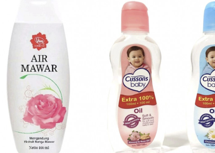 Manfaat Kombinasi Air Mawar dan Baby Oil Untuk Wajah Lembab dan Cerah