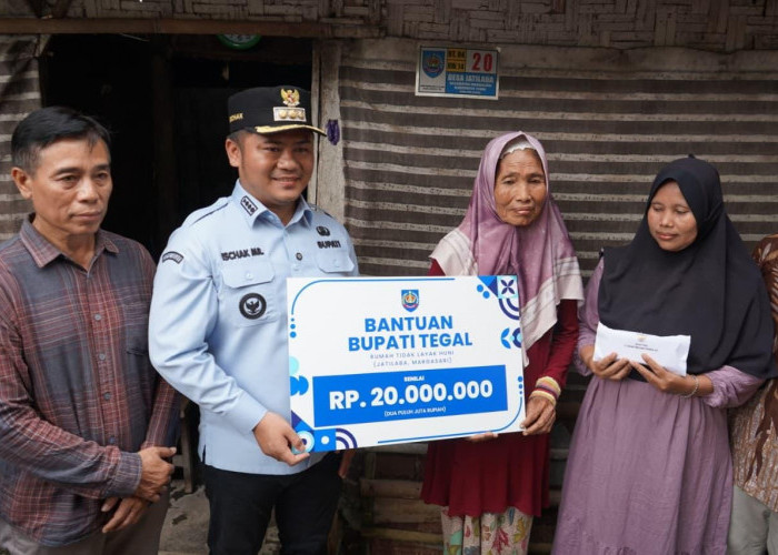Tilik Desa Berbuah Harapan, Dua Rumah RTLH di Jatilaba Tegal Akhirnya Tersentuh Bantuan