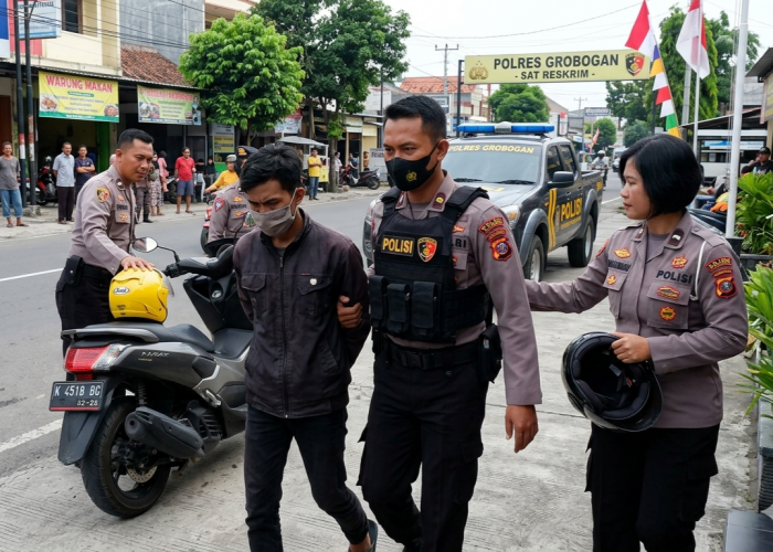 Terduga Pelaku Curanmor di Gubuk Grobogan Berhasil Dibekuk Polisi