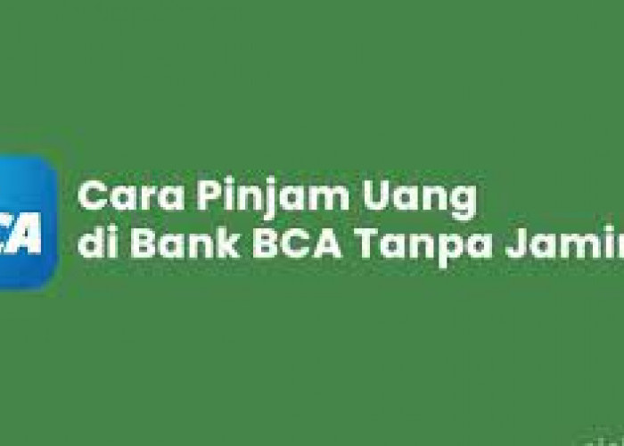 Inilah Syarat dan Cara Mengajukan Pinjaman di Bank BCA Tanpa Agunan Terbaru 2024, Limit Hingga Rp100 Juta 