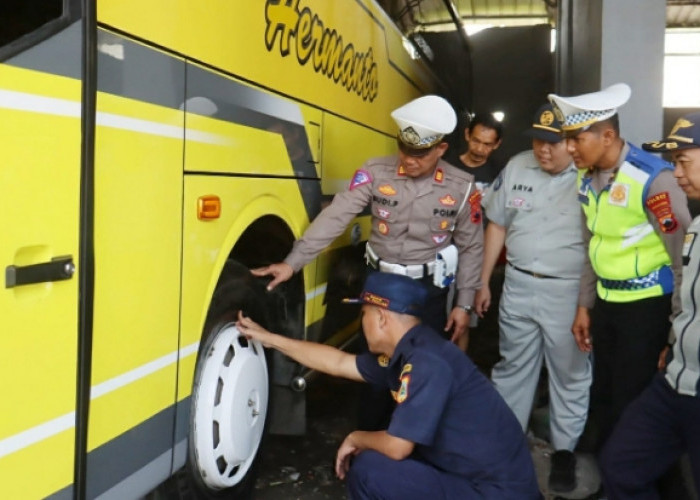Cegah Kecelakaan Fatal, Ramp Check Bus Pariwisata di Kabupaten Pemalang 