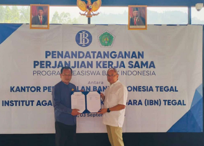 Program Beasiswa, IBN Tegal Kerja Sama dengan Bank 