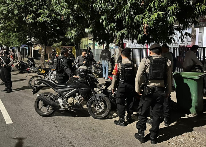 Antisipasi Kejahatan, Lokasi Kongkow ABG di Kota Tegal Disisir Polisi