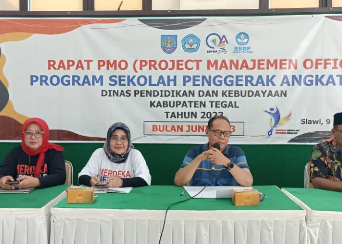 Perkuat Capaian Peningkatan Mutu Sekolah Penggerak, Dikbud Kabupaten Tegal Gelar Project Management Office