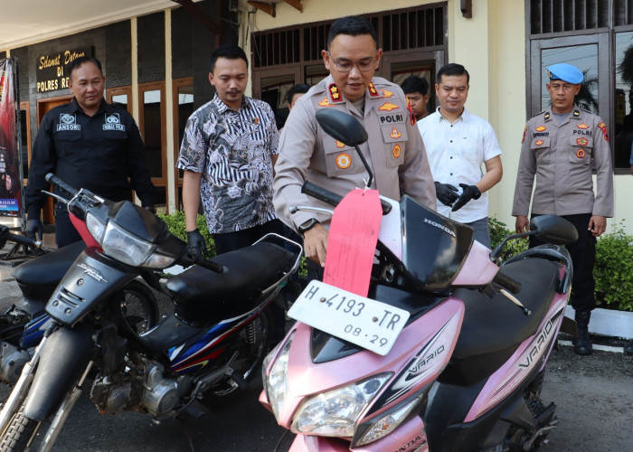 Dua Maling Motor Lintas Provinsi Dibekuk  Polisi di Rembang