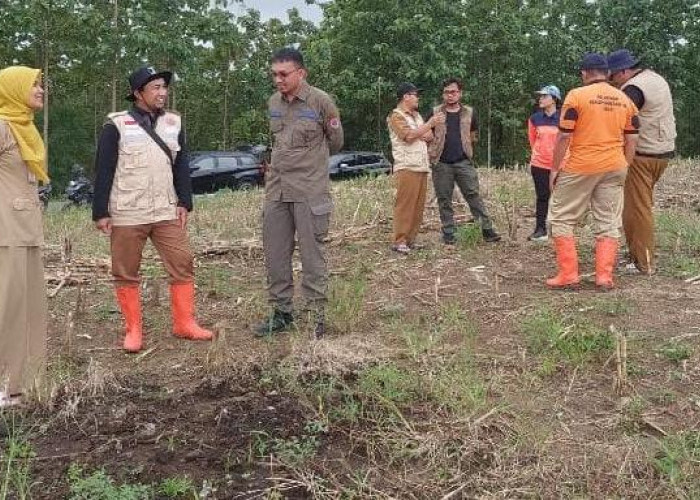 Hunian Sementara  Warga Desa Padasari Tegal Mulai Dimatangkan 