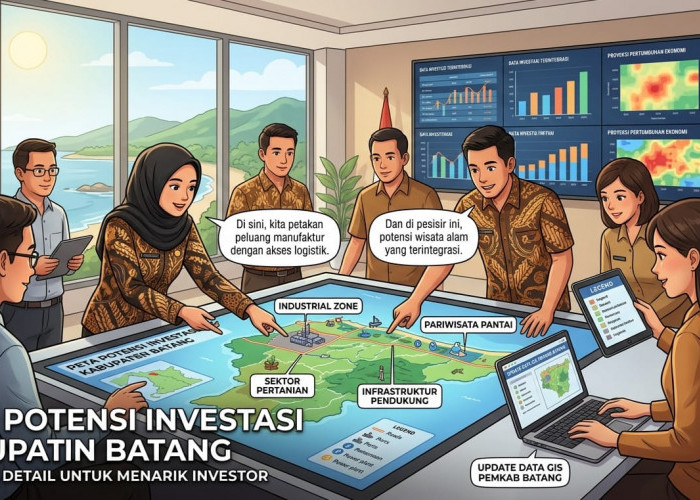 Batang Siapkan Peta Investasi Digital, Tampilan Berbasis GIS