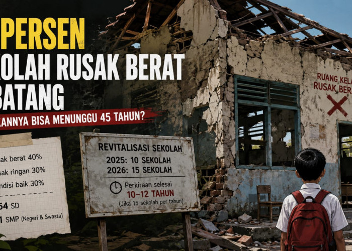 Antre Revitalisasi, 40 Persen Sekolah di Kabupaten Batang Rusak Berat