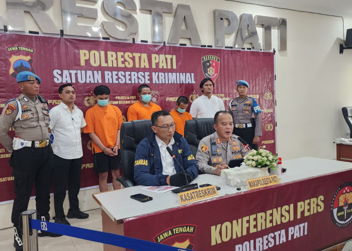 Penganiayaan Bermodus Balas Dendam Diungkap Polisi, Tiga Pelaku Dijebloskan Penjara Polresta Pati