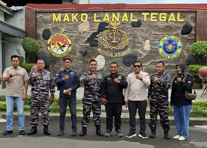 Sambut HPN 2026, Pengurus PWI Audiensi ke Danlanal Tegal  