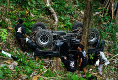 Daihatsu Feroza Terjun ke Jurang 20 Meter di Pekalongan, Balita Tewas dan Enam Penumpang Luka 
