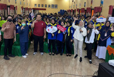 Cegah Talasemia, Popti Batang Edukasi Siswa SMAN 1 Bandar Hidup Tak Hanya Bermodal Cinta