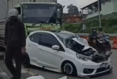 Jalur Tengkorak Exit Tol Bawen Kembali Telan Korban, Truk Tronton Muatan Gandum Rem Blong Hantam Tiga Kendaraa