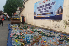 Operasi Pekat 2025, Polresta Solo Musnahkan 1.647 Liter Ciu