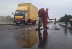 Susuri Tol Batang-Pemalang, PBTR Kebut Tambal Jalan Berlubang hingga H-10 Lebaran