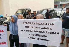 Keluarga Korban Tongtek Talun Pati Tagih Keadilan ke Polresta Pati