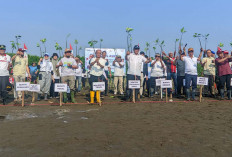 Dies Natalis Pertama UHN Tegal, Menteri LH Tanam 2.045 Mangrove Dukung Pelestarian Lingkungan