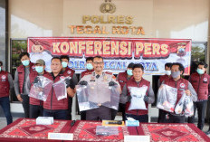 Satresnarkoba Ungkap Peredaran Sabu, Polres Tegal Kota Amankan 4 Tersangka dengan Barang Bukti 128,53 Gram 