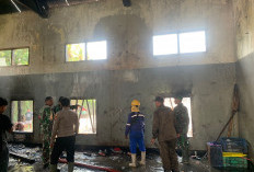 Gudang DPUTR Pati Ludes Terbakar Akibat Pembakaran Sampah, Kerugian Rp15 Juta
