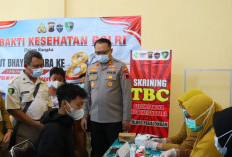 Kasus TB Paru Sentuh 600 Orang, Polres Pekalongan Gandeng Dinkes Gelar Skrining Massal