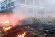 Hotel Permata Inn Slawi Nyaris Dilalap Api, Damkar Berpacu dengan Waktu