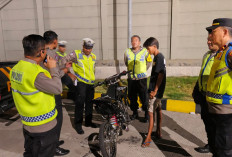 BIKIN RESAH! Polisi Garuk 6 Motor Balap Liar & Knalpot Brong di Jalan Sudirman Kudus