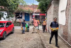 Satresnarkoba Polres Tegal Sambangi Ponpes Yatim, Gelar Bakti Sosial