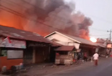 Pasar Belik Pemalang Terbakar Hebat, Hampir Seluruh Bagian Dalam Ludes