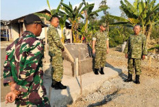 Dandim 0711/Pemalang Tinjau Langsung Pembangunan Jembatan Gantung Perintis Garuda di Desa Wanarata