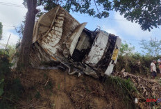 Truk Boks Oleng di Tanjakan Slumut Magelang, Satu Orang Meninggal dan Tiga Luka