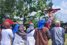 Banser NU Hingga Komunitas Hindu Ikut Mengamankan, Visualisasi Sengsara Yesus Refleksi Besarnya Pengorbanan