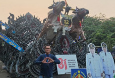 Perumda Tirta Ayu Slawi Tampilkan Replika Karapan Sapi di Slawi Night Carnival 2026   