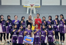 Membanggakan! Tim Basket Putri SMKN 2 Tegal Juara III Liga Bank Jateng