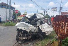 KA Harina Tertemper Mobil di Brumbung–Alastua, Jalur Sempat Lumpuh 2 Jam dan Terlambat 102 Menit