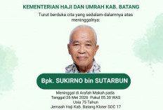Sukirno, Jemaah Haji Asal Batang, Meninggal Jelang Wukuf