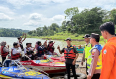 Potensi Laka Air di Waduk Logung Tinggi, Wakapolres Kudus Pantau Objek Wisata