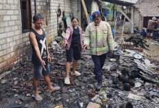 Lupa Matikan Kompor Saat Panaskan Sayur, Rumah dan Warung Makan di Krikilan Rembang Ludes Terbakar