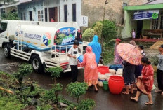 Posko Bencana Pulosari Terima Bantuan Air Bersih dari PDAM Pemalang 