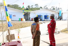 Bangunan Huntara Warga Padasari Tegal Tahap II Selesai Dikerjakan  