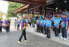 Api Obor Porprov Jateng Singgah di Demak, Warga Tumpah Ruah Sambut Kirab Menuju Stadion Sultan Fatah