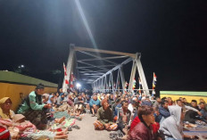 Warga Syukuran Proyek Jembatan Kali Erang Balapulang Tegal Rampung, Gelar Wayang Semalam Suntuk