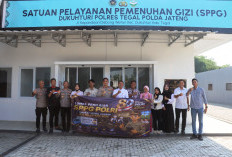 Lomba SPPG Polri Polda Jateng, SPPG Dukuhturi Polres Tegal Didatangi Tim Penilai