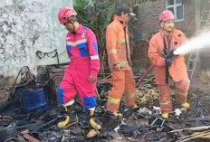 Masak Air Ditinggal Lima Menit, Dapur Warga Batuagung Tegal Ludes Terbakar 