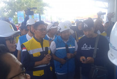 Pemudik Mobil Listrik Melonjak, Wamen ESDM Kunjungi SPKLU PLN di Rest Area Tol Batang