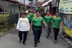 Wabup Tegal Turun ke Jalan Rayakan Harlah NU ke-100 di Tembok Banjaran