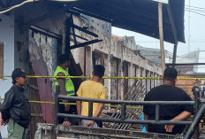 102 Lapak dan 18 Kios Ludes Terbakar, Polisi Berjaga Amankan Lokasi Kebakaran Pasar Pagi