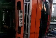 Gagal Menanjak, Truk Tabrak SPBU Silayur Ngaliyan Semarang