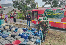 Kodim 0711/Pemalang Salurkan Bantuan Air Bersih untuk Warga Desa Gombong