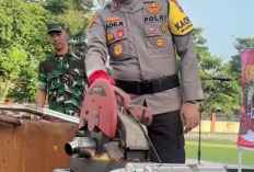 Hasil Operasi Pekat, Polres Salatiga Musnahkan 287 Knalpot Brong